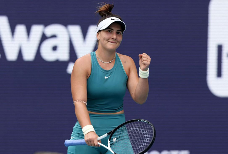 Cựu vô địch Mỹ mở rộng Bianca Andreescu có thắng lợi ấn tượng trước một nhà vô địch Grand Slam khác