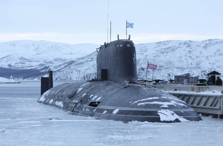 Tàu ngầm hạt nhân mang tên lửa hành trình lớp Yasen của hải quân Nga.