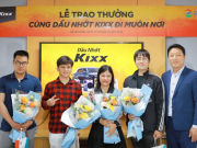 Thế giới xe - Hơn 100 người chơi may mắn trúng xe hơi, xe tay ga,... từ thương hiệu dầu nhớt Kixx