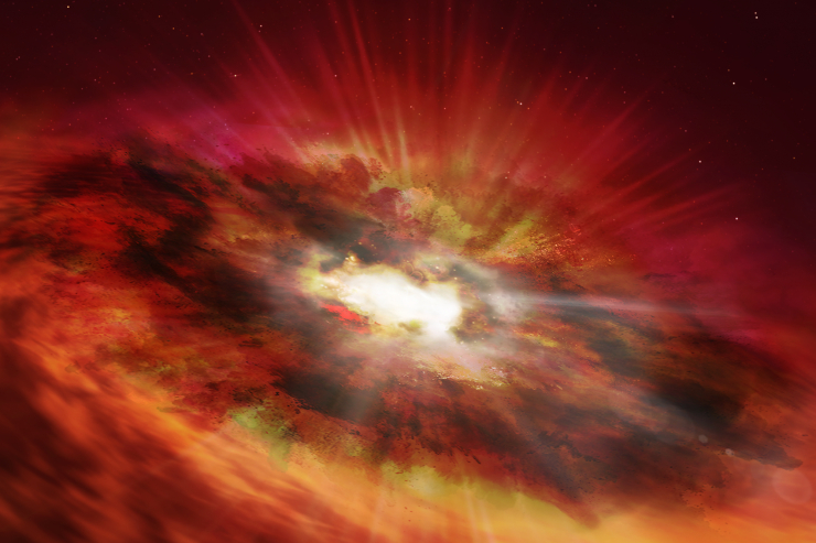 Lỗ đen quái vật - Ảnh đồ họa từ NASA