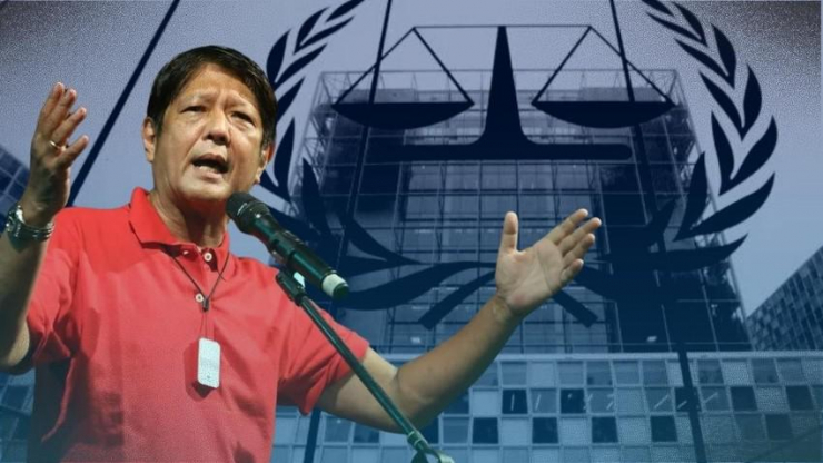 Tổng thống Marcos tuyên bố cắt đứt mọi liên lạc, giao tiếp với ICC. Ảnh: DAILY INQUIRER