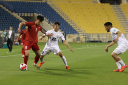 Kết quả bóng đá U23 Việt Nam - U23 Kyrgyzstan: Lợi thế thẻ đỏ, loạt 11m cân não (Doha Cup)