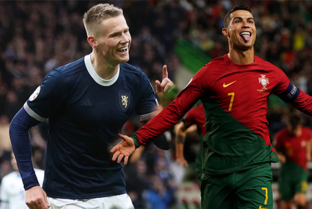 Đua "Vua phá lưới" vòng loại EURO: Ronaldo ngang hàng McTominay, bất ngờ Top 1