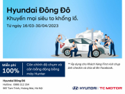 Hyundai Đông Đô khuyến mại miễn phí căn chỉnh độ chụm và cân bằng động