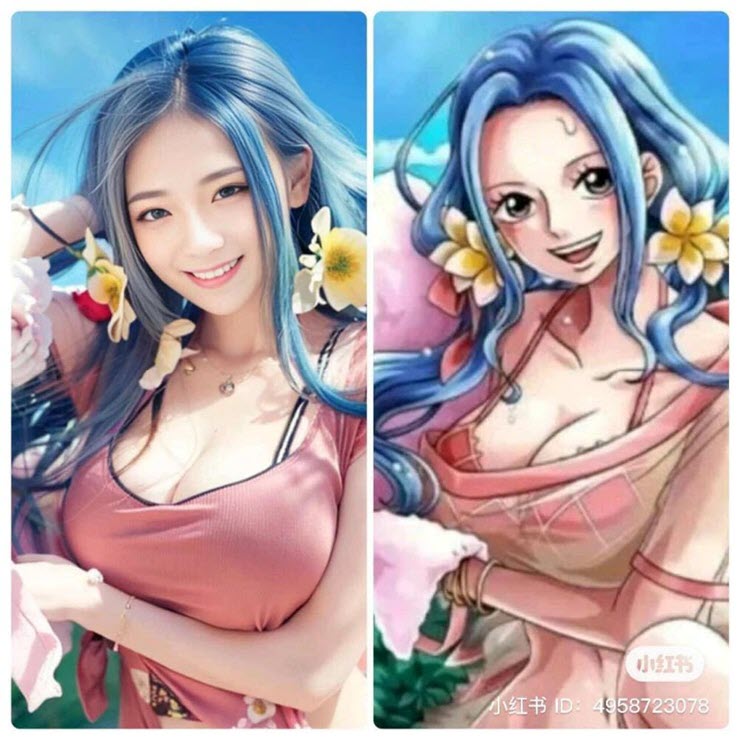 AI vẽ các nhân vật nữ trong One Piece đỉnh cỡ nào? - 13