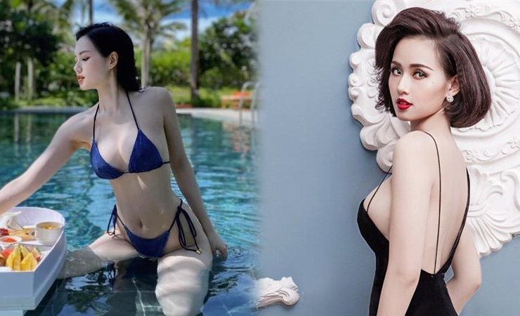 Người đẹp ngày một tự tin hơn với những trang phục từ bikini đến váy hai dây.
