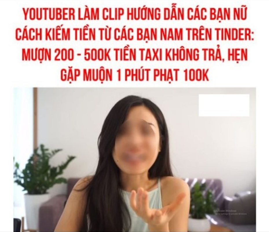 Video đang gây tranh cãi của nữ YouTuber K.M