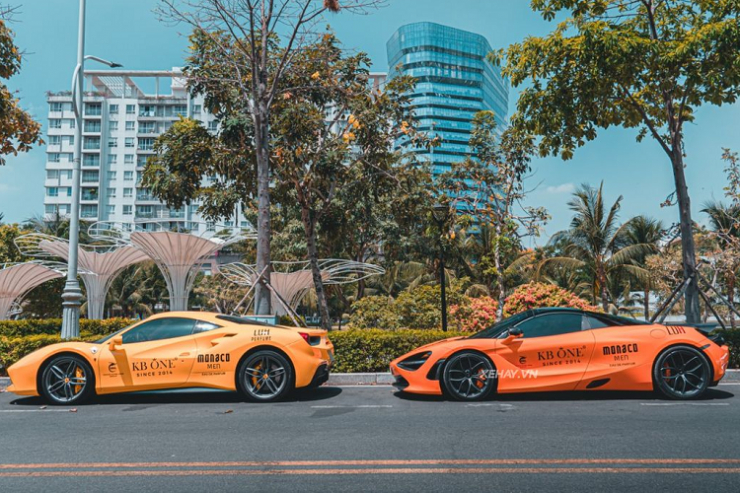 Dàn siêu xe 7 chiếc trị giá hơn trăm tỷ đồng bao gồm: McLaren 720S Spider, Porsche 718 Cayman, Ferrari F8 Spider...