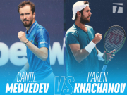 Thể thao - Tennis Miami Open ngày 9: Khachanov hẹn gặp Medvedev ở bán kết