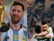 Bóng đá - Tin mới nhất bóng đá tối 31/3: Sao Argentina xăm hình Messi lên người