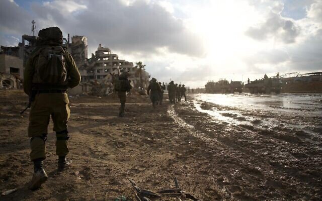 Binh sĩ Israel tại Dải Gaza ngày 31-12. Ảnh: LỰC LƯỢNG PHÒNG VỆ ISRAEL