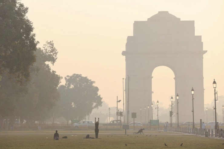 Ô nhiễm không khí ở thủ đô New Dehli của Ấn Độ. Ảnh: REUTERS