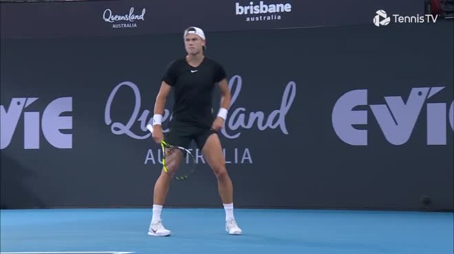 Video tennis Rune - Dimitrov: Đăng quang xứng đáng, giải "cơn khát" danh hiệu (Brisbane International)