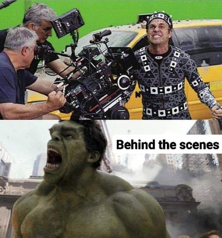 Người khổng lồ xanh&nbsp;Hulk thực tế được tạo ra theo cách này.
