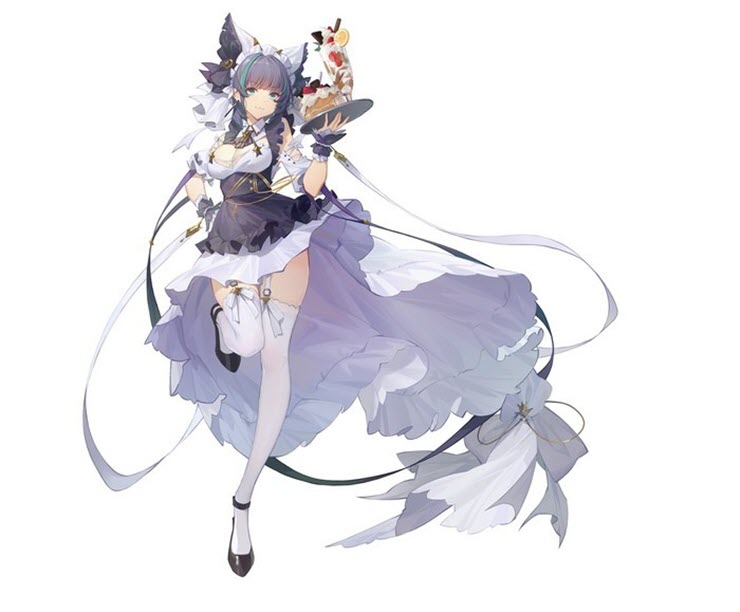 Nữ nhân vật HMS Cheshire trong game Azur Lane.