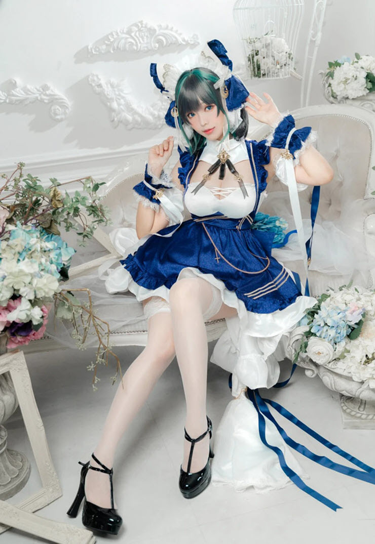 Màn cosplay nữ tướng game Azur Lane "đốt mắt" dân mạng - 13