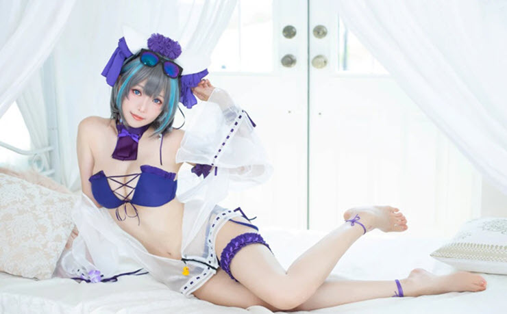 Màn cosplay nữ tướng game Azur Lane "đốt mắt" dân mạng - 7