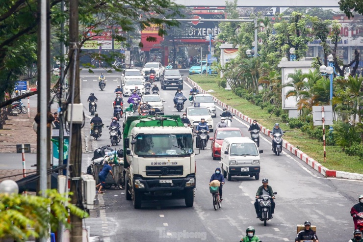 Đây là nút giao thường xuyên ùn tắc vào giờ cao điểm.