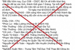 Công an Hà Nội bác tin “lập 15 tổ kiểm soát nồng độ cồn”