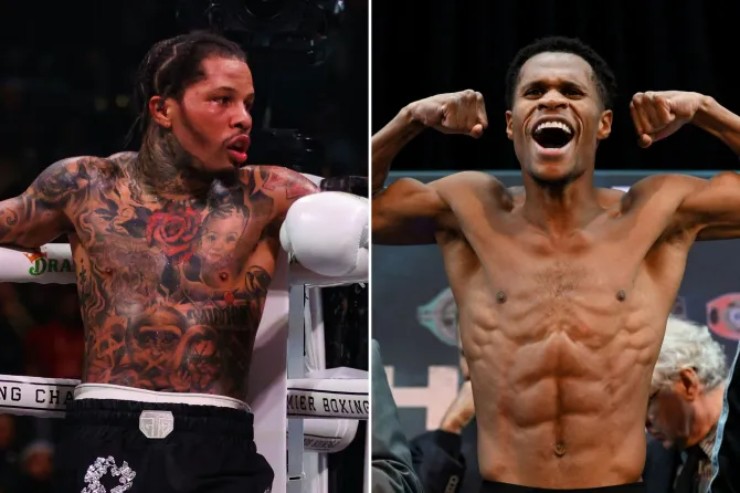 4. Gervonta Davis (trái) đấu với Devin Haney (phải) hạng nhẹ