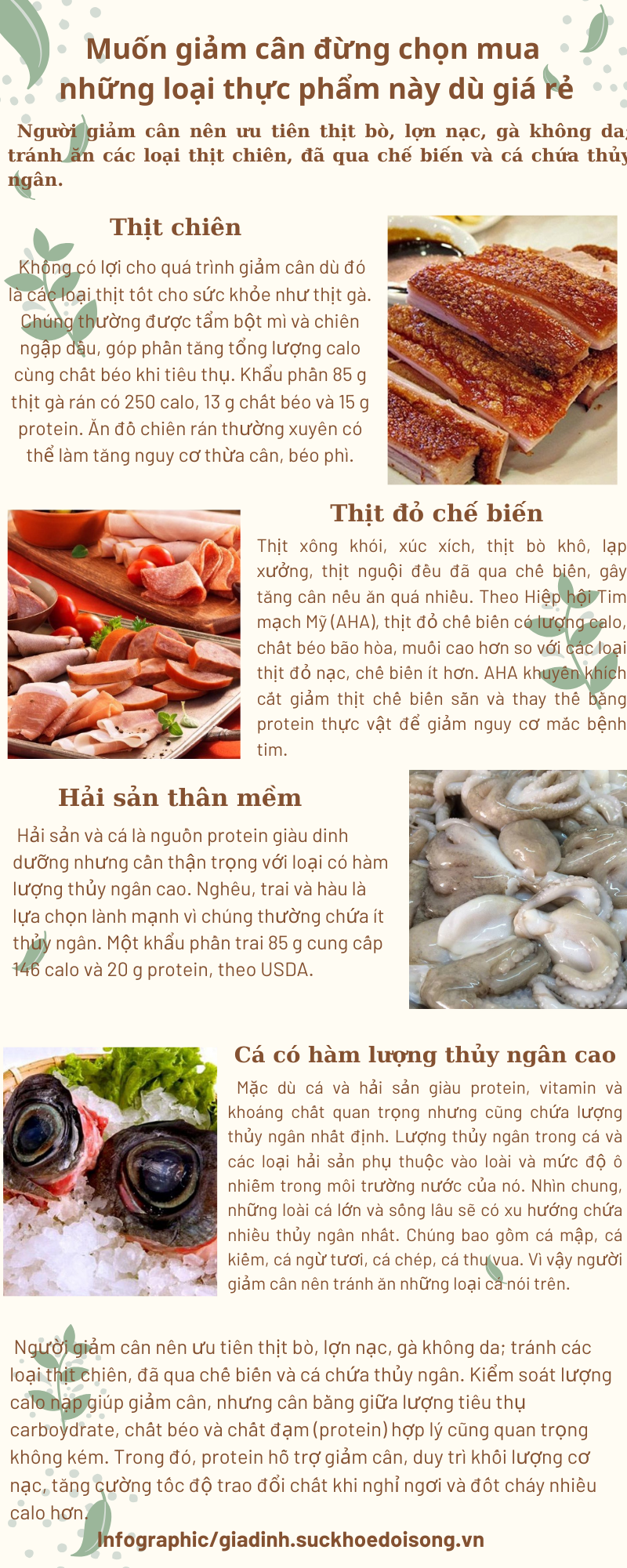 Muốn giảm cân đừng chọn mua những loại thực phẩm này dù giá rẻ - 1