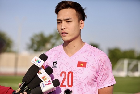 Trung vệ ĐT Việt Nam tự tin đá sòng phẳng với Nhật Bản trận ra quân Asian Cup
