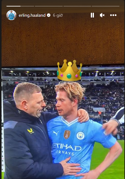 De Bruyne trở lại rực rỡ: Pep ca ngợi huyền thoại, Haaland tôn vinh "nhà vua" - 2