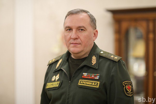 Bộ trưởng Quốc phòng Belarus Viktor Khrenin. (Ảnh: sb.by)