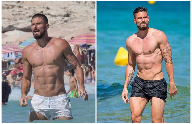 Olivier Giroud là danh thủ có body hấp dẫn và cuốn hút hàng đầu thế giới.&nbsp;
