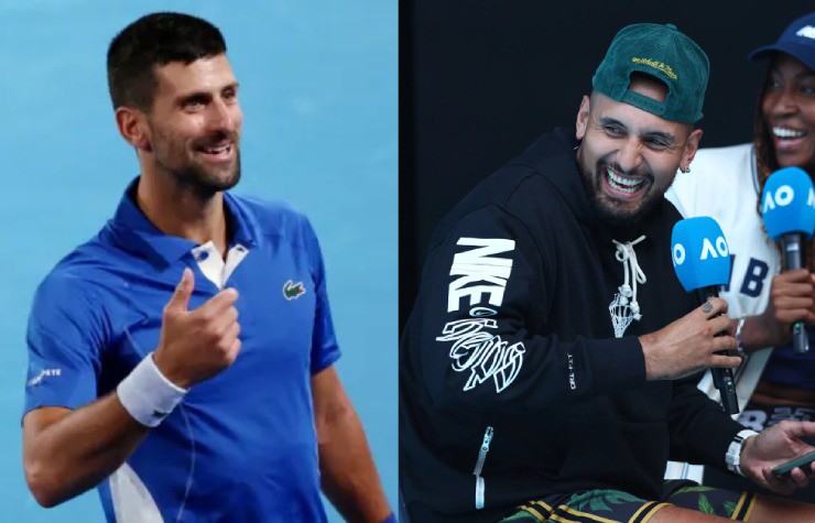 Kyrgios bảo vệ Djokovic sau khi Nole bị fan làm phiền