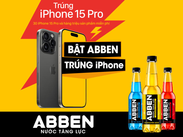 Bật nước tăng lực ABBEN, thời cơ trúng ngay lập tức iPhone 15 Pro - 1