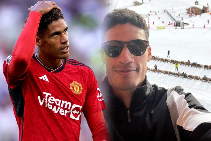 Varane đăng ảnh đi trượt tuyết... dù MU&nbsp;cấm