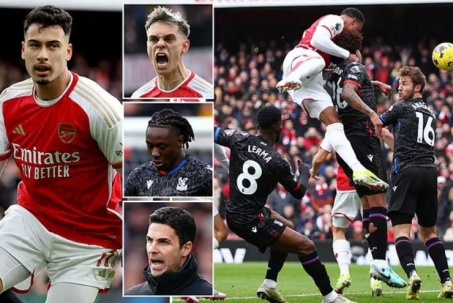 Arsenal vùi dập đối thủ 5 bàn ở derby London, tái lập kỳ tích 26 năm