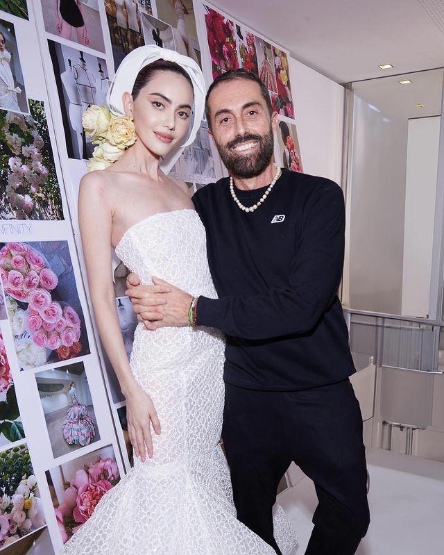 Mai Davika làm vedette cho&nbsp;show diễn của Giambattista Valli tại Paris Haute Couture.