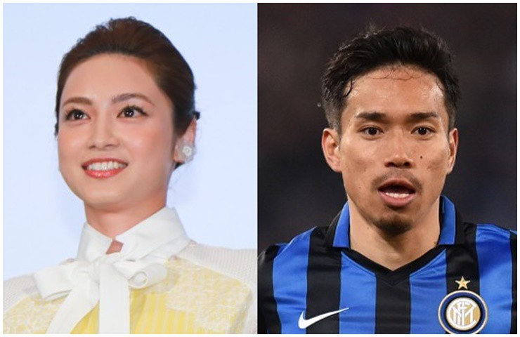 Cầu thủ Yuto Nagatomo có cuộc sống viên mãn bên người vợ xinh đẹp Airi Taira.&nbsp;
