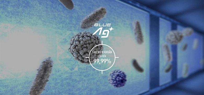 Công nghệ Blue Ag+ giúp loại bỏ đến 99,99% vi khuẩn