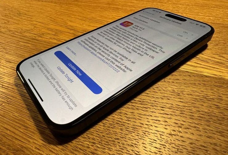 Nhanh chóng cập nhật lên iOS 17.3 để tận hưởng các tính năng mới.