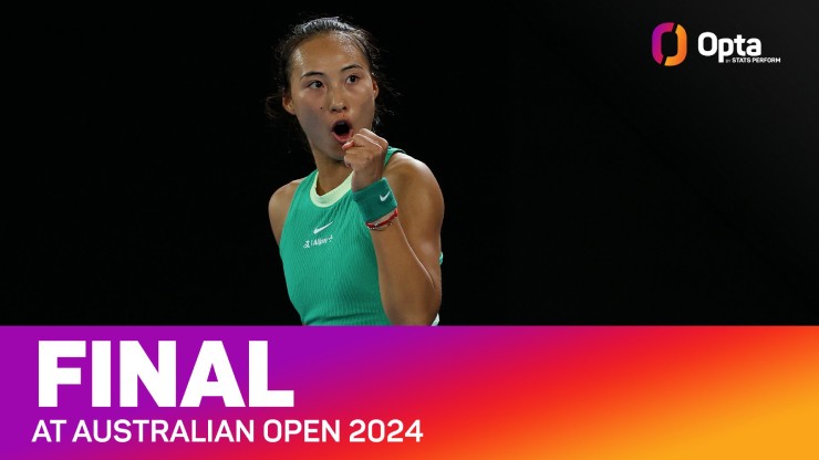 21 và 109: Ở tuổi 21 và 109 ngày, Zheng là tay vợt châu Á trẻ thứ 2 trong kỷ nguyên Mở lọt vào trận chung kết Grand Slam đầu tiên sự nghiệp, chỉ nhỉnh hơn Naomi Osaka (20 tuổi và 325 ngày, US Open 2018).