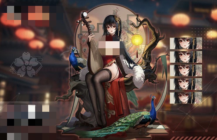 Hình tượng nhân vật Dafeng trong game Azur Lane.