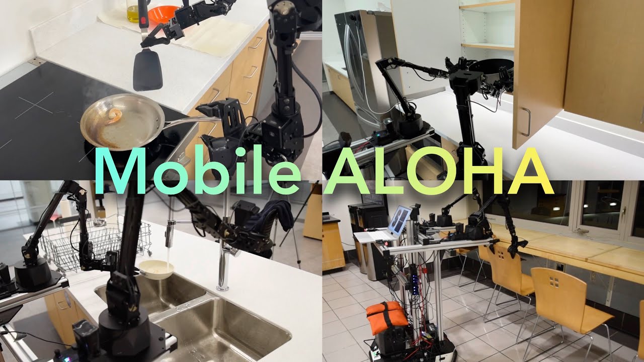 Robot Mobile ALOHA có thể&nbsp;nấu tới 3&nbsp;ăn.