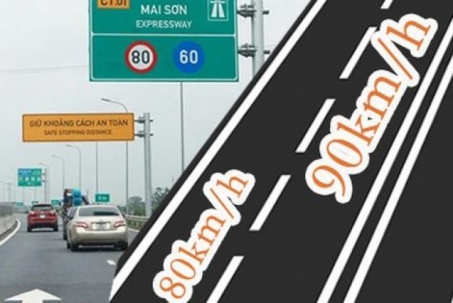 [Infographic] 9 tuyến cao tốc 4 làn hạn chế có thể nâng tốc độ tối đa 90 km/h