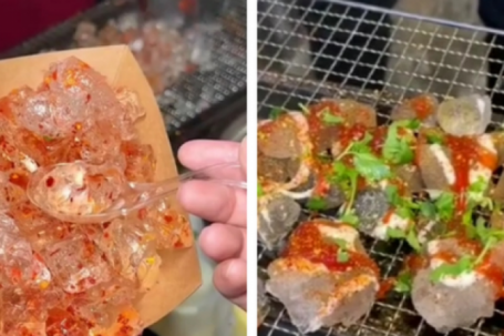 Độc lạ đá lạnh nướng: Món ăn đường phố đang khiến giới trẻ xứ Trung mê mẩn