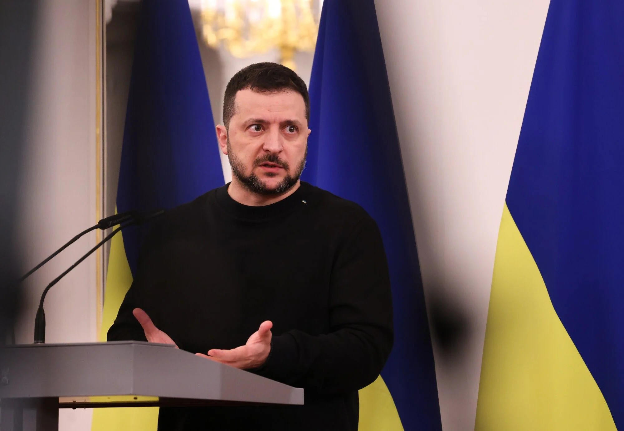 Tổng thống Ukraine Zelensky. Ảnh: Bloomberg