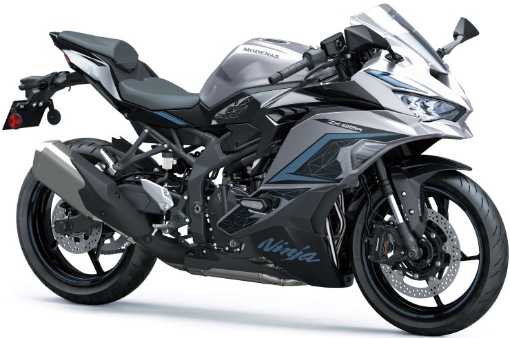 2024 Kawasaki ZX-25R&nbsp;SE màu xanh bão mây.&nbsp;