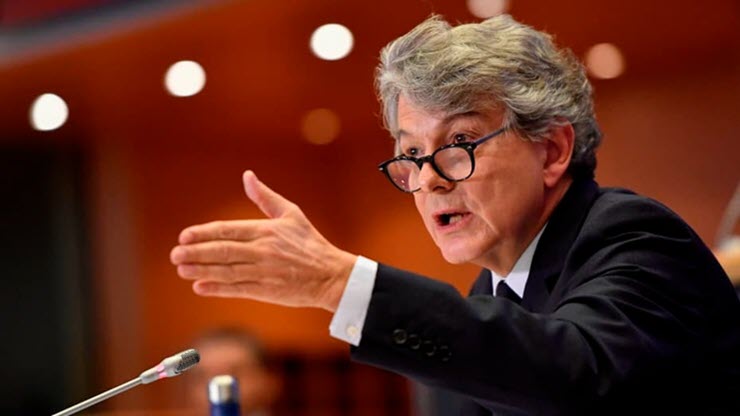 Ủy viên thị trường Thierry Breton của EU lên tiếng cảnh báo Apple.