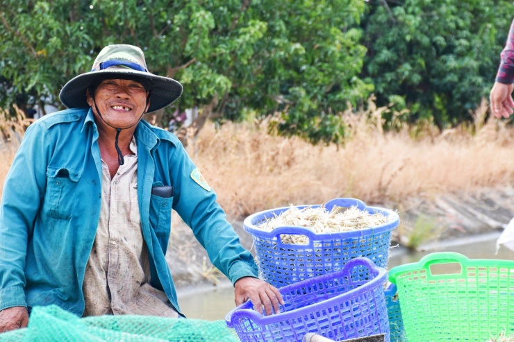 Theo ông Võ Văn Thái (huyện Cam Lâm), người nông dân làm các công việc tại đây liên tục từ 2h sáng đến 10h trưa hằng ngày. “Dù vất vả nhưng trung bình mỗi ngày chúng tôi kiếm được khoảng 300.000 - 500.000 đồng, cũng có chút ít sắm sửa dịp Tết nên mọi người đều rất vui vẻ làm”, ông Thái chia sẻ.