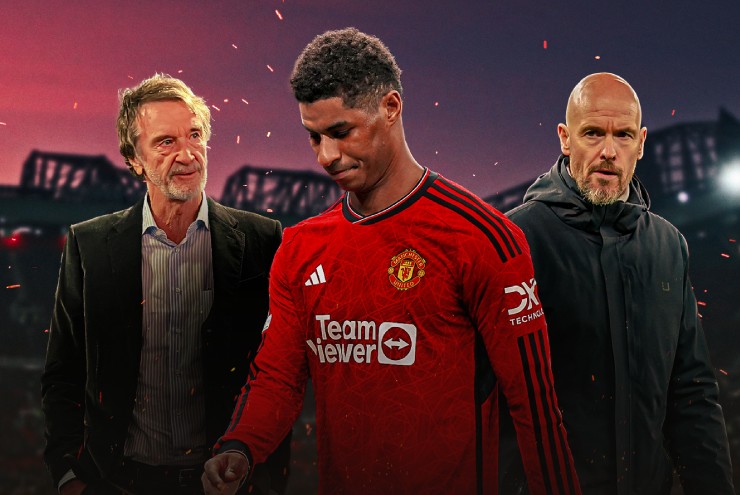 Giới chủ mới của MU không hài lòng với HLV Ten Hag sau vụ Rashford