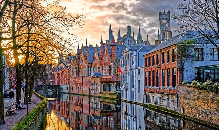 Bruges hiện được coi là một trong những nơi hoàn hảo cho một kỳ nghỉ lãng mạn.
