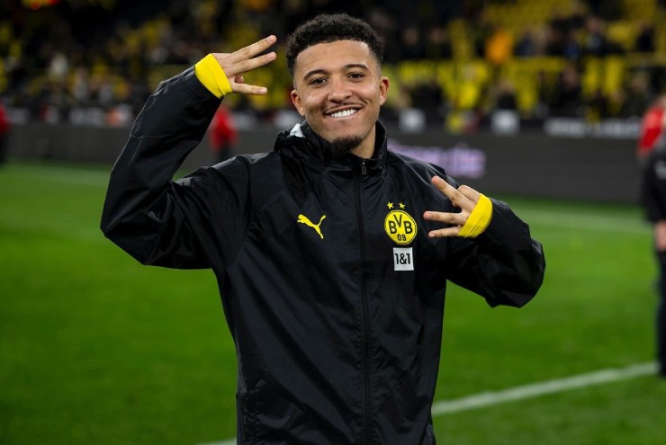 Sancho đã trở lại Dortmund