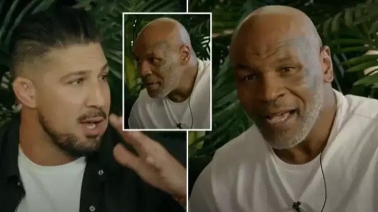 Mike Tyson (right) is not happy when he is said to be less talented than Tyson Fury